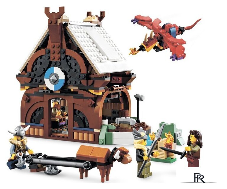 Конструктор LEGO Creator 31132 Корабль викингов и Змей Мидгарда - Изображение №5 — Интернет-магазин ПроЗаказ