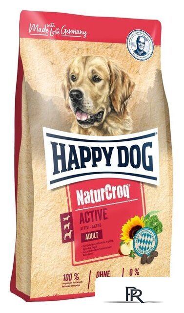 Сухой корм для собак Happy Dog NaturCroq Active 15 кг - Изображение №1 — Интернет-магазин ПроЗаказ