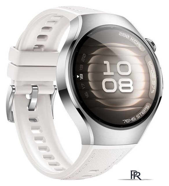 Умные часы Huawei Watch 5 42 мм (серебристый, с белым силиконовым ремешком, международная версия) - Изображение №5 — Интернет-магазин ПроЗаказ