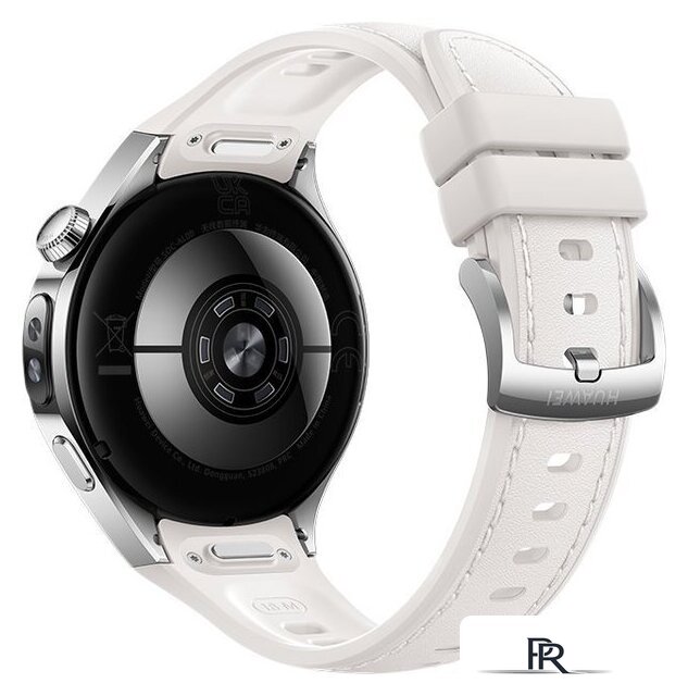 Умные часы Huawei Watch 5 42 мм (серебристый, с белым силиконовым ремешком, международная версия) - Изображение №2 — Интернет-магазин ПроЗаказ