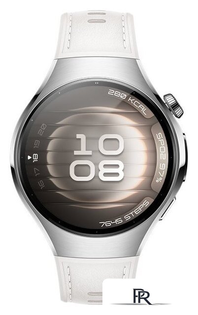 Умные часы Huawei Watch 5 42 мм (серебристый, с белым силиконовым ремешком, международная версия) - Изображение №3 — Интернет-магазин ПроЗаказ