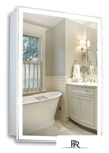  Silver Mirrors Шкаф с зеркалом Киотo 53.5х75 LED-00002357 - Изображение №1 — Интернет-магазин ПроЗаказ