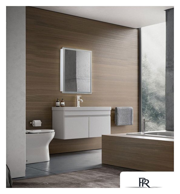  Silver Mirrors Шкаф с зеркалом Киотo 53.5х75 LED-00002357 - Изображение №2 — Интернет-магазин ПроЗаказ