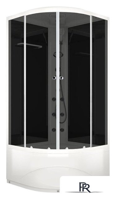 Душевая кабина Domani-Spa Delight 88 High DS01D88HBT10 (черный/тонированное стекло) - Изображение №1 — Интернет-магазин ПроЗаказ