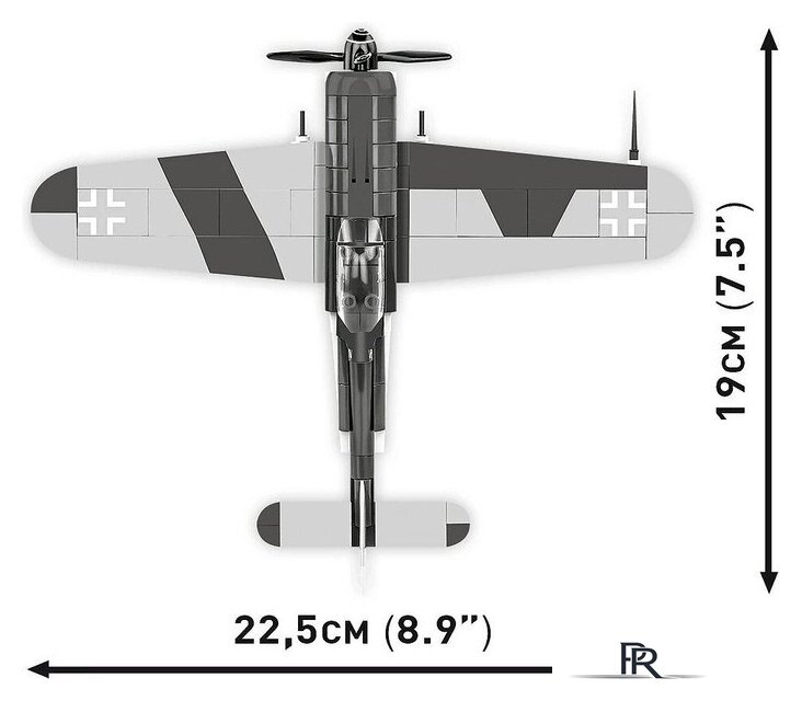 Конструктор Cobi Historical Collection WWII Focke-Wulf Fw 190 F-8 - Изображение №7 — Интернет-магазин ПроЗаказ