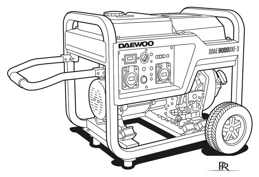 Дизельный генератор Daewoo Power DDAE 9000DXE-3(2024) - Изображение №1 — Интернет-магазин ПроЗаказ