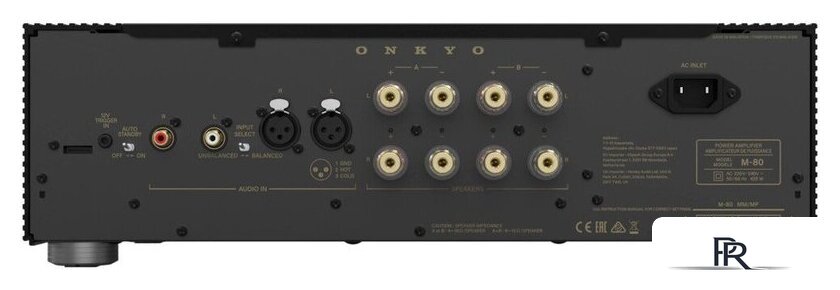 Усилитель мощности Onkyo M-80 (черный) - Изображение №2 — Интернет-магазин ПроЗаказ