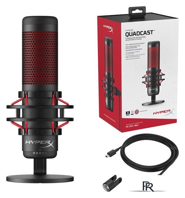 Проводной микрофон HyperX QuadCast - Изображение №6 — Интернет-магазин ПроЗаказ