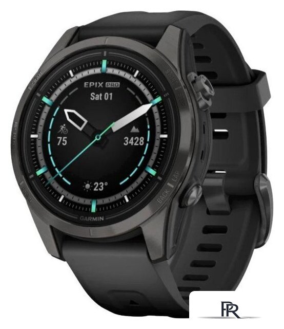 Умные часы Garmin Epix Pro Gen 2 Sapphire 42 мм (карбоново-серый титан/черный) - Изображение №1 — Интернет-магазин ПроЗаказ