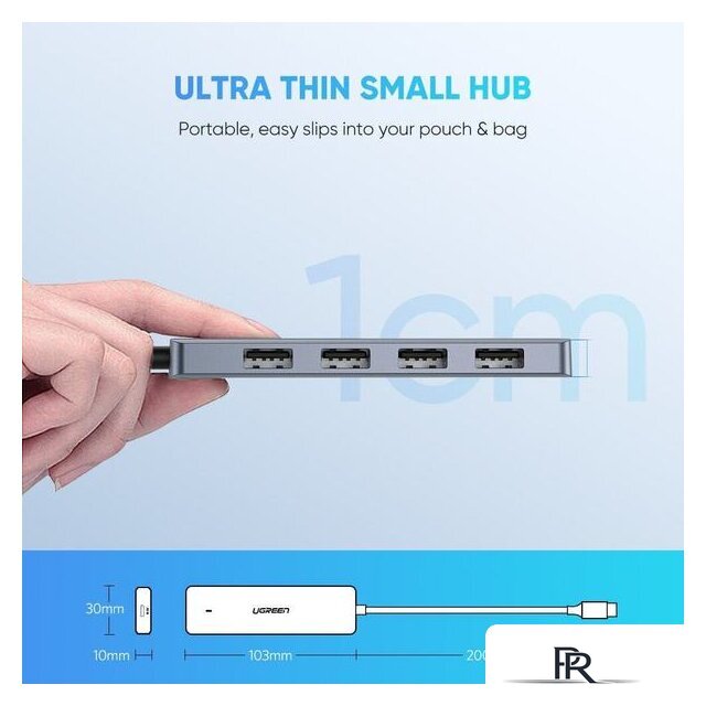 USB-хаб Ugreen CM219 70336 - Изображение №5 — Интернет-магазин ПроЗаказ
