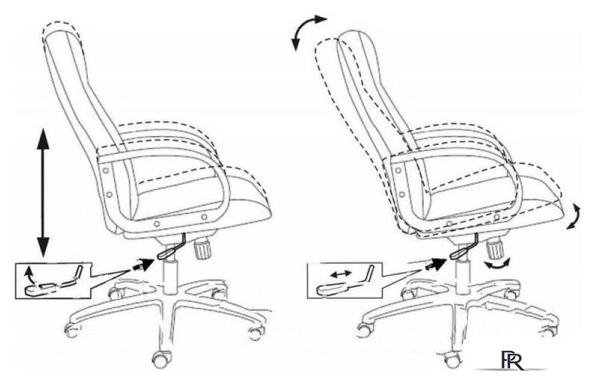 Офисное кресло Бюрократ T-898AXSN (слоновая кость Or-10) - Изображение №6 — Интернет-магазин ПроЗаказ