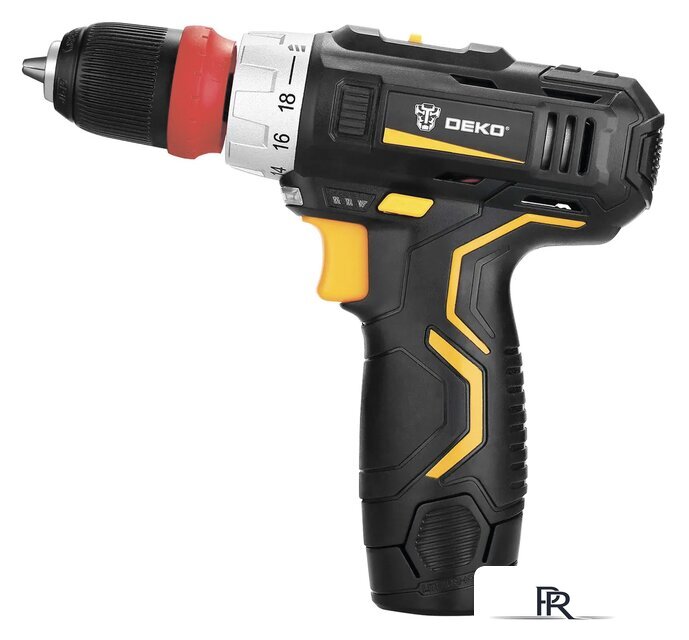 Ударная дрель-шуруповерт Deko GCD12DU3 SET4 063-4038 (с 2-мя АКБ, кейс, набор оснастки) - Изображение №3 — Интернет-магазин ПроЗаказ