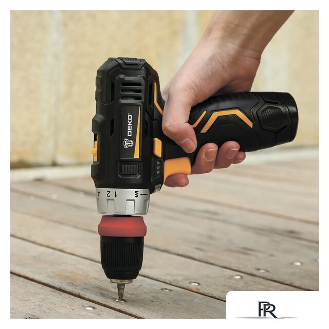 Ударная дрель-шуруповерт Deko GCD12DU3 SET4 063-4038 (с 2-мя АКБ, кейс, набор оснастки) - Изображение №5 — Интернет-магазин ПроЗаказ