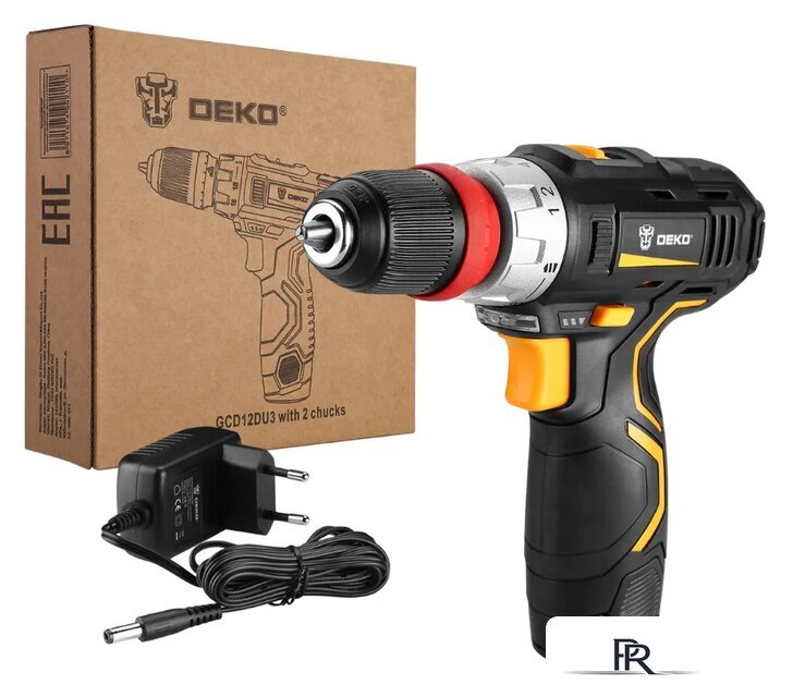 Ударная дрель-шуруповерт Deko GCD12DU3 SET4 063-4038 (с 2-мя АКБ, кейс, набор оснастки) - Изображение №1 — Интернет-магазин ПроЗаказ