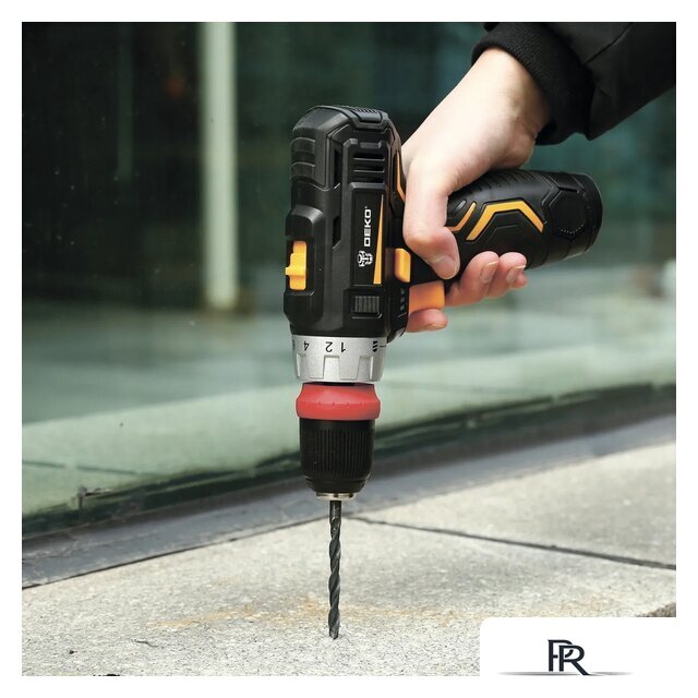 Ударная дрель-шуруповерт Deko GCD12DU3 SET4 063-4038 (с 2-мя АКБ, кейс, набор оснастки) - Изображение №2 — Интернет-магазин ПроЗаказ