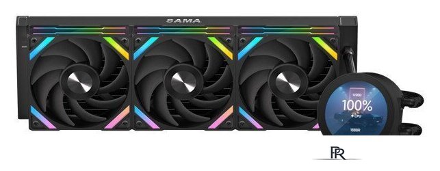 Система жидкостного охлаждения для процессора Sama Q70 360 (черный) - Изображение №3 — Интернет-магазин ПроЗаказ