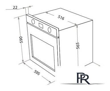 Электрический духовой шкаф HOMSair OES657BK - Изображение №2 — Интернет-магазин ПроЗаказ