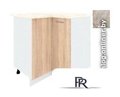 Шкаф напольный Кортекс-мебель Корнелия Лира НШУ угловой (дуб сонома/марсель) - Изображение №1 — Интернет-магазин ПроЗаказ