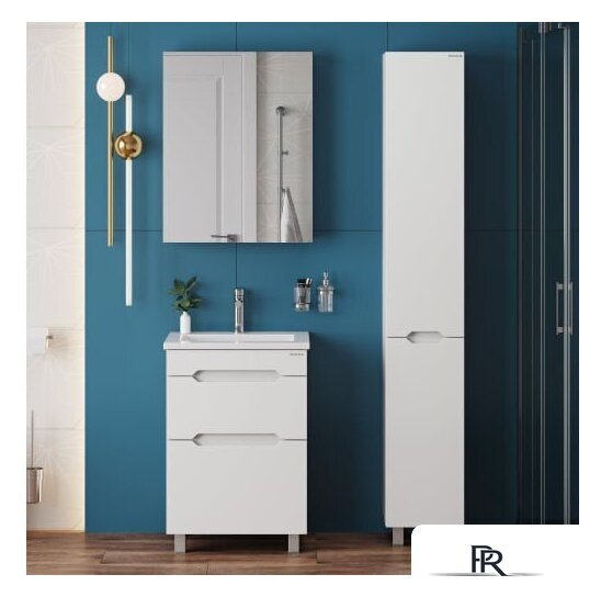  Onika Шкаф-пенал Айленд 30 403081 (белый) - Изображение №4 — Интернет-магазин ПроЗаказ