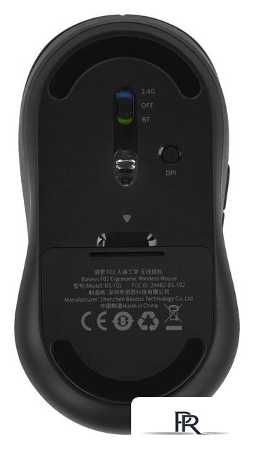 Мышь Baseus BS-F02B (космический черный) - Изображение №4 — Интернет-магазин ПроЗаказ