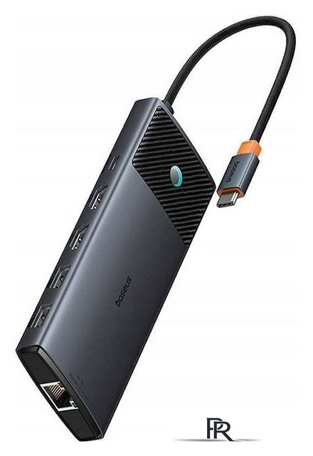Док-станция Baseus Metal Gleam Series II 10-in1 USB Hub B00061800123-00 - Изображение №4 — Интернет-магазин ПроЗаказ