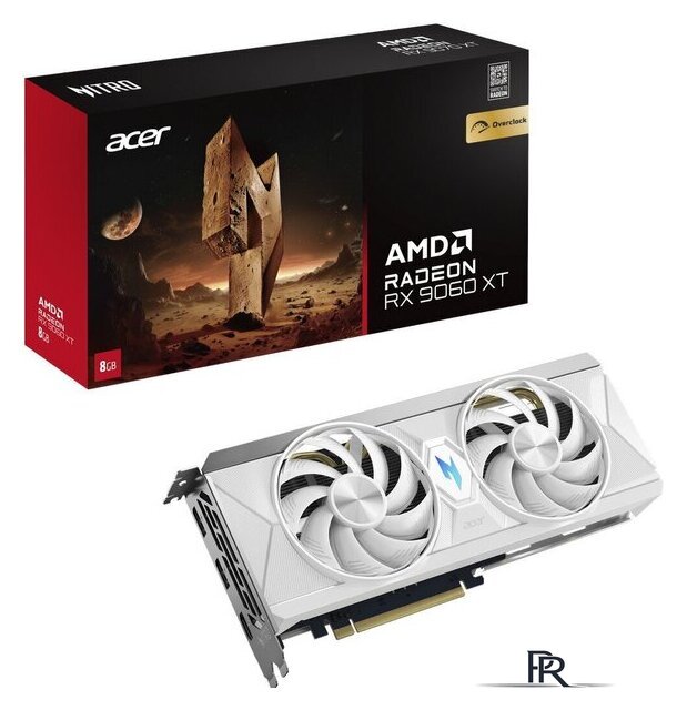 Видеокарта Acer Nitro Radeon RX 9060 XT White OC 8GB DP.Z4UWW.P02 - Изображение №8 — Интернет-магазин ПроЗаказ