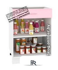 Шкаф напольный Кортекс-мебель Корнелия Лира НШ60р1ш без столешницы (белый) - Изображение №2 — Интернет-магазин ПроЗаказ