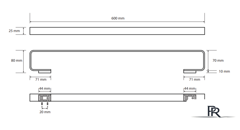Держатель для полотенца Bemeta Solo 139104282 - Изображение №2 — Интернет-магазин ПроЗаказ