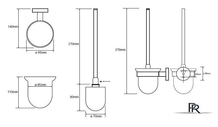 Набор для туалета Bemeta Omega 204601 - Изображение №7 — Интернет-магазин ПроЗаказ