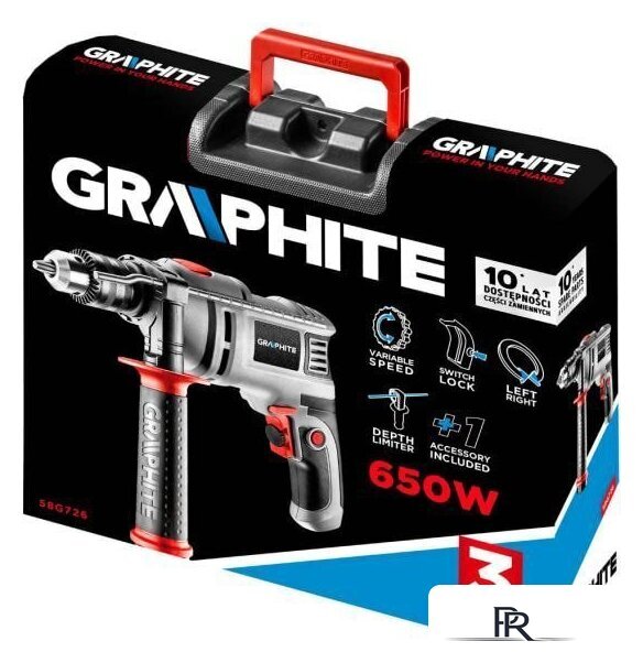 Ударная дрель GRAPHITE 58G726 - Изображение №9 — Интернет-магазин ПроЗаказ