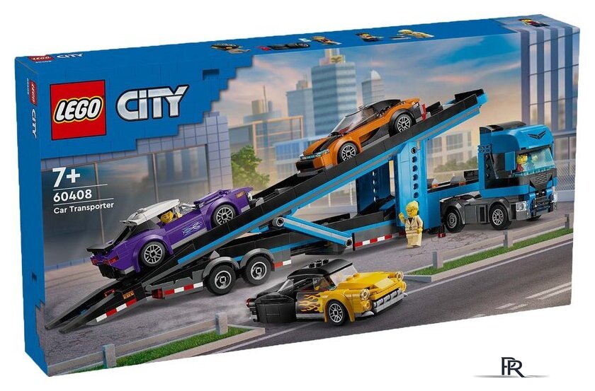 Конструктор LEGO City 60408 Грузовик-автовоз со спортивными автомобилями - Изображение №1 — Интернет-магазин ПроЗаказ
