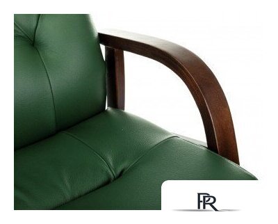 Офисное кресло Бюрократ T-9928WALNUT-CF/GN (зеленый) - Изображение №5 — Интернет-магазин ПроЗаказ