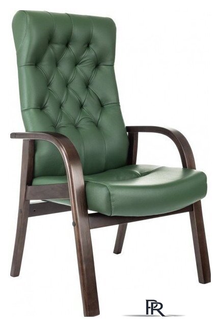 Офисное кресло Бюрократ T-9928WALNUT-CF/GN (зеленый) - Изображение №1 — Интернет-магазин ПроЗаказ