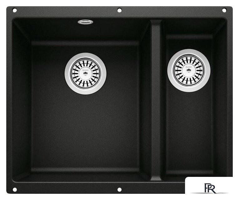 Кухонная мойка Blanco Rotan 340/160-U 526096 (черный) - Изображение №1 — Интернет-магазин ПроЗаказ