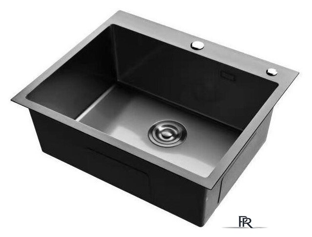 Кухонная мойка Roxen Simple 560220-55B PVD графит (с коландером и дозатором) - Изображение №5 — Интернет-магазин ПроЗаказ