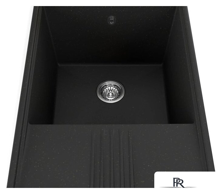 Кухонная мойка Kernau KGS D 6078 1B1D Deep Black + Gold Metallic - Изображение №2 — Интернет-магазин ПроЗаказ