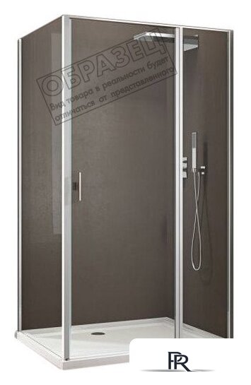 Душевой уголок Allen Brau Priority 90x80 304203 (серебро браш) - Изображение №1 — Интернет-магазин ПроЗаказ
