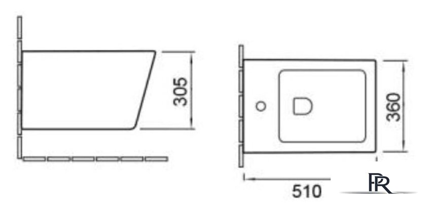 Биде SantiLine SL-5054MB - Изображение №2 — Интернет-магазин ПроЗаказ