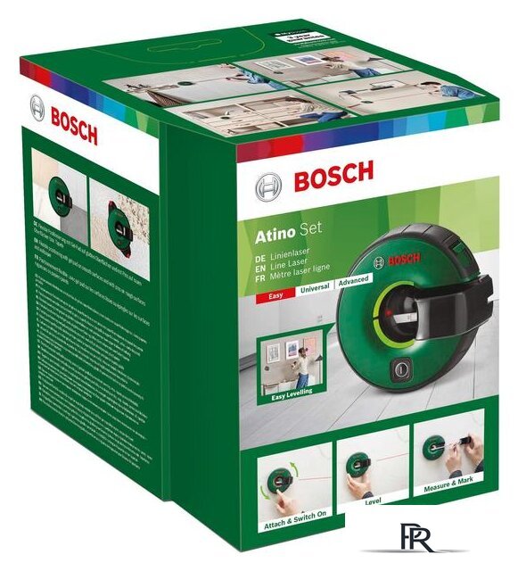 Лазерный нивелир Bosch Atino Set 0603663A01 (6 гелевых вкладышей) - Изображение №3 — Интернет-магазин ПроЗаказ