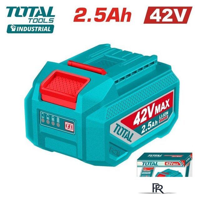 Аккумулятор Total TFBLI42251 (42В/2.5 Ah) - Изображение №1 — Интернет-магазин ПроЗаказ