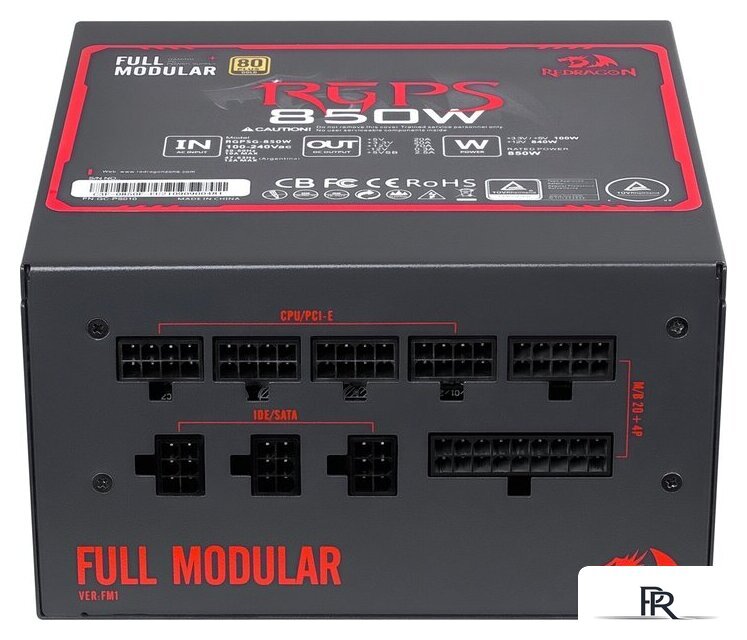 Блок питания Redragon RGPS-850W 70489 - Изображение №2 — Интернет-магазин ПроЗаказ