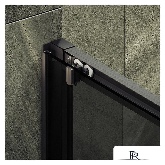 Душевая дверь MaybahGlass 195x120 MGD-1284-6 (графит/черный) - Изображение №7 — Интернет-магазин ПроЗаказ