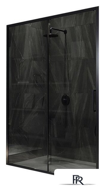 Душевая дверь MaybahGlass 195x120 MGD-1284-6 (графит/черный) - Изображение №1 — Интернет-магазин ПроЗаказ