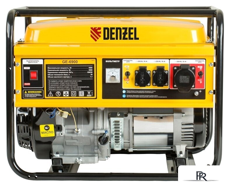 Бензиновый генератор Denzel GE 6900 - Изображение №1 — Интернет-магазин ПроЗаказ