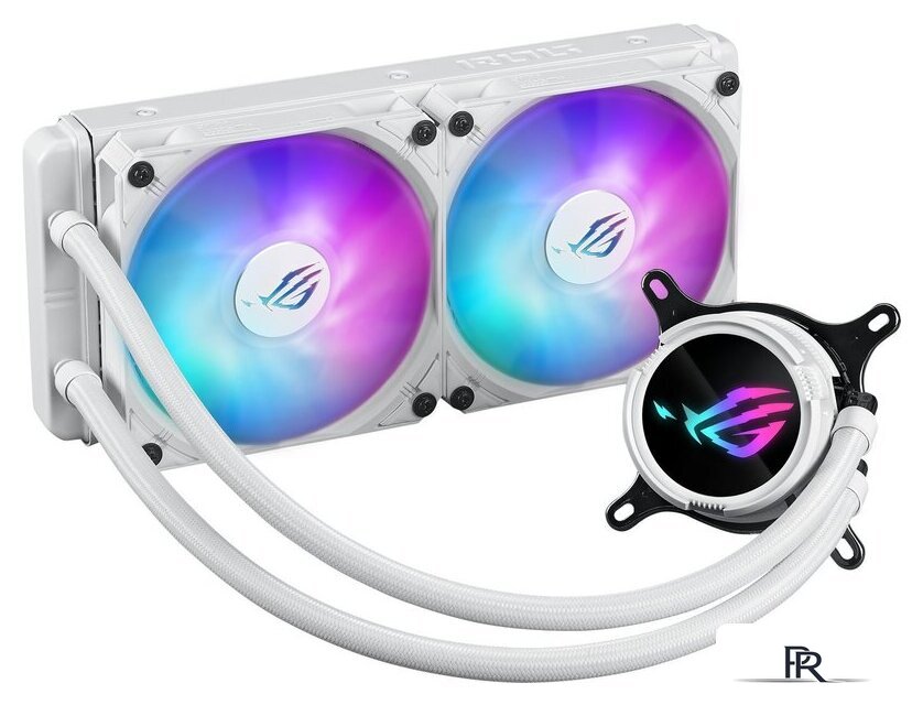 Система жидкостного охлаждения для процессора ASUS ROG Strix LC III 240 ARGB White Edition - Изображение №3 — Интернет-магазин ПроЗаказ