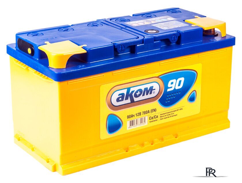 Автомобильный аккумулятор AKOM 6СТ-90VL R+ (90 А·ч) - Изображение №1 — Интернет-магазин ПроЗаказ
