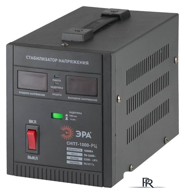 Стабилизатор напряжения ЭРА СНПТ-1000-РЦ Б0035294 - Изображение №1 — Интернет-магазин ПроЗаказ
