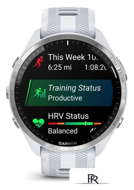 Умные часы Garmin Forerunner 965 (белый/серый) - Изображение №8 — Интернет-магазин ПроЗаказ