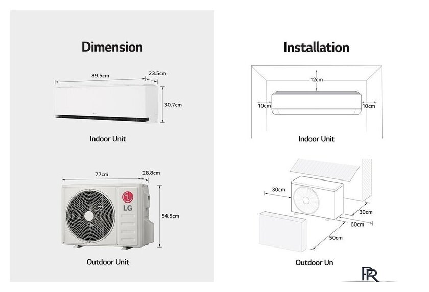 Кондиционер LG Dualcool Deluxe Pro H12S1D - Изображение №13 — Интернет-магазин ПроЗаказ