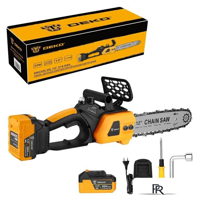 Аккумуляторная пила Deko DKCHS 20 085-2000 (с 2-мя АКБ) - Изображение №1 — Интернет-магазин ПроЗаказ